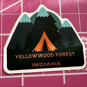 💜13/$13 +Bundle Sticker Sale | Travel Yellowwood Forest IN Waterproof Sticker